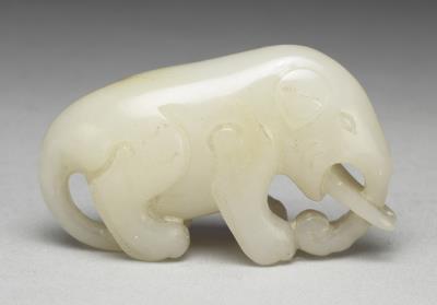 图片[3]-White jade elephant, Southern Song to Yuan dynasties, 12th-14th C.-China Archive